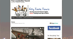 Desktop Screenshot of citytastetours.com